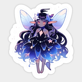 Pastel Goth Night Fairy Sticker